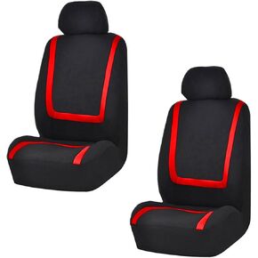2 Pack Car Seat Covers, Breathable Seat Protectors, Anti-Slip Driver Seat Cover, Comfortable Front Seat Cover Set Universal Fit for Truck, SUV, Sedan, Airbag Compatible (Black) in Kuwait