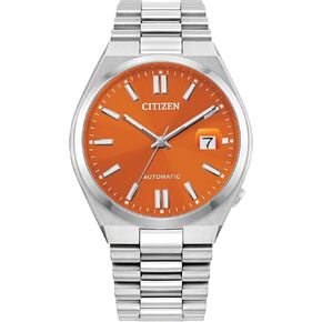 Citizen Men's Automatic Tsuyosa Sport Luxury Watch, Silver-Tone Stainless Steel, Black Dial, 3 Hand with Date, 42 Hour Power Reserve (Model:NJ0150-56E) in Saudi Arabia