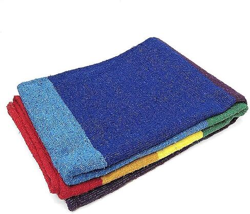 Cudegui Yoga Blanket Thick, Mexican Yoga Blanket, Ideal Yoga Blanket for Restorative Yoga (Beige) in Saudi Arabia