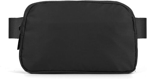 حقيبة حزام صغيرة سوداء اللون للنساء والرجال حقيبة خصر صغيرة عصرية للجري والمشي لمسافات طويلة والركض وركوب الدراجات (حقيبة فاني سوداء) in Kuwait