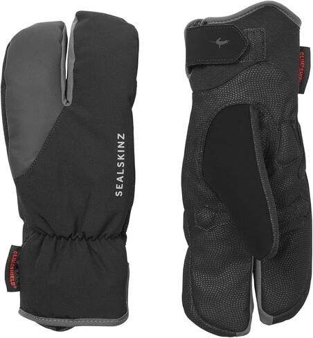 Barwick Waterproof Extreme Cold Weather Cycle Split Finger Glove | Black | Medium in Saudi Arabia