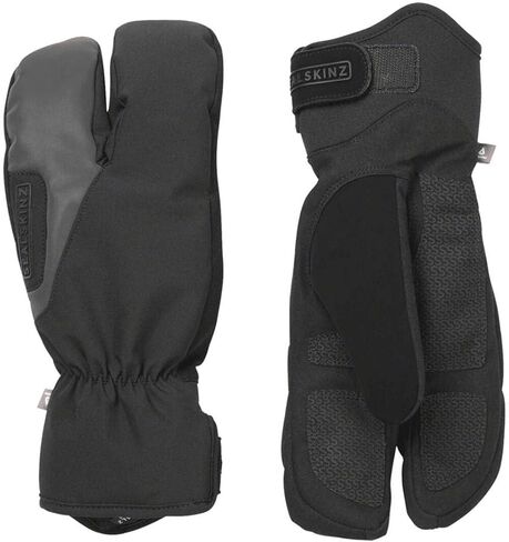 Barwick Waterproof Extreme Cold Weather Cycle Split Finger Glove | Black | Medium in Saudi Arabia