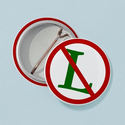 CafePress NOEL (NO L Sign) دبوس زر صغير مستدير مقاس 1 بوصة in Kuwait
