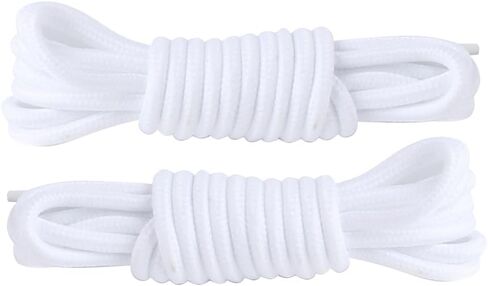 2 Pair Round Boot Laces, Shoelaces for Outdoor Work & Hiking Boots, Shoes Strings for Adults, Kids, Men, Women in Kuwait