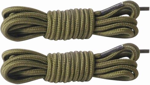 2 Pair Round Boot Laces, Shoelaces for Outdoor Work & Hiking Boots, Shoes Strings for Adults, Kids, Men, Women in Kuwait