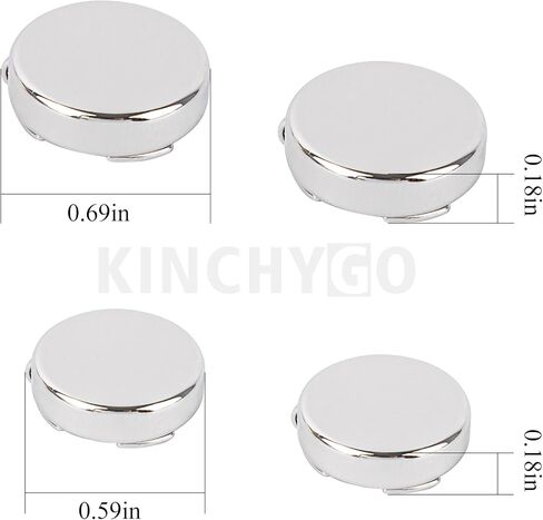 10 Pack Cuff Links Button Cover Round Brass Blank Cufflinks for Mens Formal Business Shirt (Silver) in Kuwait