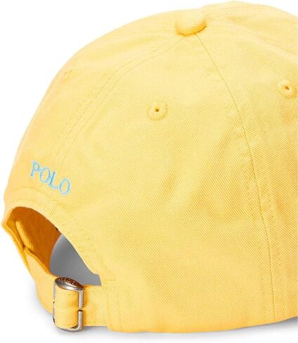 POLO RALPH LAUREN Big Boys Big Pony Chino Baseball Cap (Empire Yellow, 8-20 (Big Kids)) in Saudi Arabia