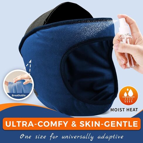 TMJ Relief Products for Jaw Pain, Moist Heated Face Mask for TMJ Disorder, Jaw Clenching Relief, Temple Pain in Saudi Arabia