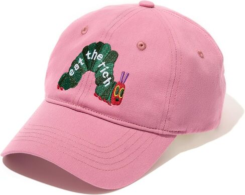 Eat The Rich Hungry Caterpillar Trendy Cute Hat Men & Women Baseball Cap Adjustable Cotton dad hat in Saudi Arabia