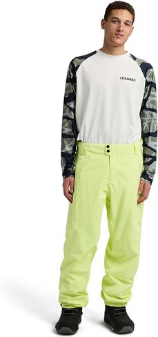 Burton Men's Reserve 2L Relaxed Pants – Glow Yellow Green, L in Saudi Arabia