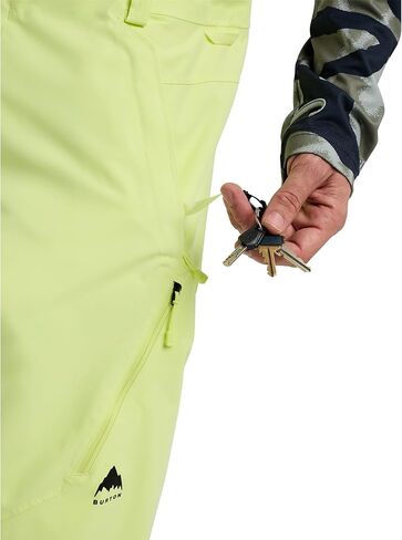 Burton Men's Reserve 2L Relaxed Pants – Glow Yellow Green, L in Saudi Arabia