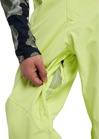 Burton Men's Reserve 2L Relaxed Pants – Glow Yellow Green, L in Saudi Arabia