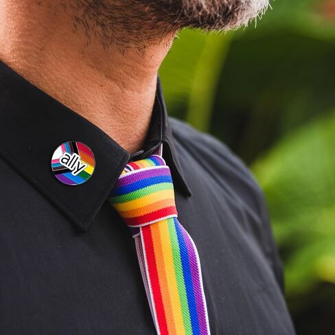 Pride Pins 6PCS You Are Safe with Me Pin Set LGBT Rainbow Gay Lesbian Trans Ally Pins Flag Heart Shape Pin Jewelry Pack for Clothes, Shirts, Ties, Suit Lapels, Jackets, Backpack Bag LGBTQ Accessories in Saudi Arabia