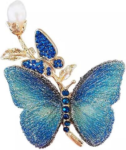 Enchanted Menagerie Brooch, 8 Styles Luxury Animal Brooch Collection, Gold Plated Crystal Peacock Swan Phoenix Bee Butterfly Pin for Women, Elegant Jacket Blazer Scarf Hat Pin Jewelry Gift in Saudi Arabia