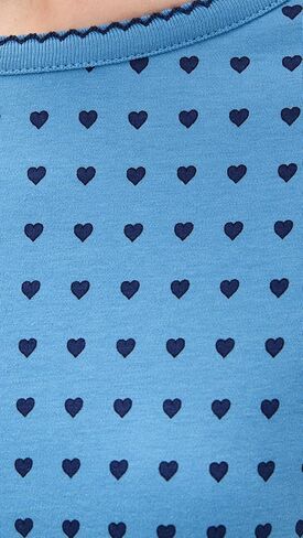 Women's Ellie Pajama Set in Floating Hearts in Saudi Arabia