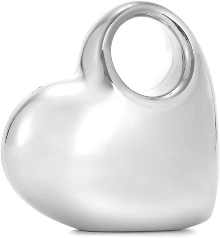 Oweisong Heart Shaped Purse for Women Gold Acrylic clutch Small Silver Metallic Evening Handbag for Wedding Bride Formal in Saudi Arabia