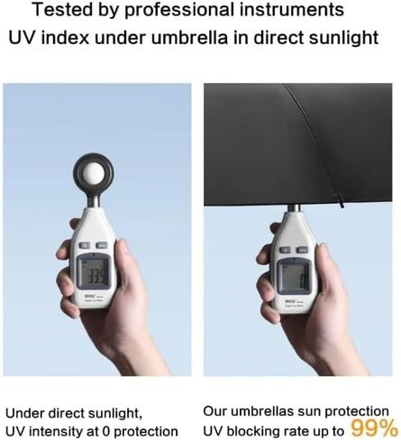 Mini Travel Sun Umbrella With Case, Small Compact UV Protection Umbrellas for Sun and Rain, Lightweight Windproof Umbrella in Saudi Arabia