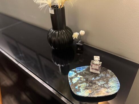Luxurious Natural Marble Tray for Jewelry, Keys, Vanity & Home Decor, Personalized Gift Tray Cloisonné Marble Tray with Laser Engraving in Saudi Arabia