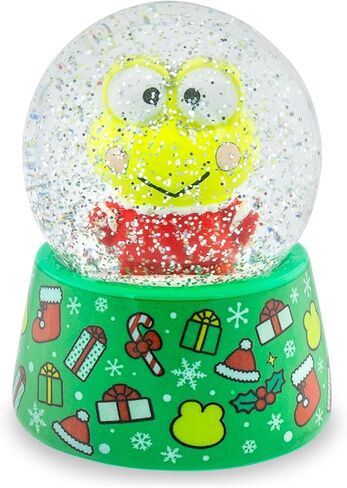 Sanrio Keroppi Holiday Mini Adult Snow Globe with Swirling White Flakes | Collectible Keepsake Display | 3 Inches Tall in Saudi Arabia