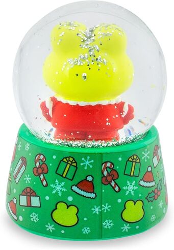 Sanrio Keroppi Holiday Mini Adult Snow Globe with Swirling White Flakes | Collectible Keepsake Display | 3 Inches Tall in Saudi Arabia