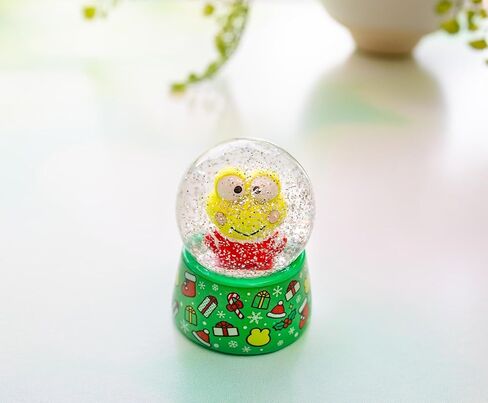 Sanrio Keroppi Holiday Mini Adult Snow Globe with Swirling White Flakes | Collectible Keepsake Display | 3 Inches Tall in Saudi Arabia