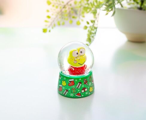 Sanrio Keroppi Holiday Mini Adult Snow Globe with Swirling White Flakes | Collectible Keepsake Display | 3 Inches Tall in Saudi Arabia