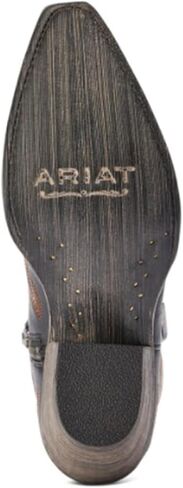 حذاء ARIAT النسائي Casanova Western Fashion ذو مقدمة قصيرة أسود 7 1/2 W US in Kuwait