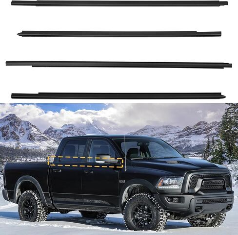 Weatherstrip Window Moulding Trim Seal Belt Kit Compatible with Honda Vehicle Civic Coupe 2D 2012-2014, Weather Stripping Replace#72410-TS8-A01, 72450-TS8-A01(2PCS) in Saudi Arabia