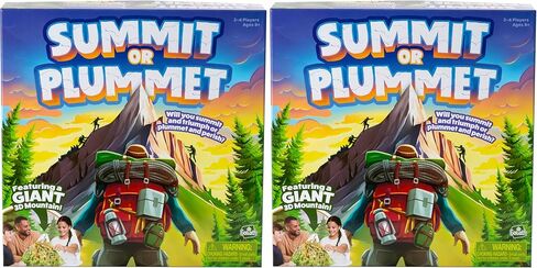 Goliath Summit or Plummet Game | Includes A Giant 13-Inch Tall 3D Mountain | 2-4 Players | Ages 8+ in Kuwait