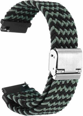 HARFINGTON Nylon Braided Watch Band Quick Release Braided Watch Strap Replacement Watch Bands with Stainless Steel Buckle in Saudi Arabia