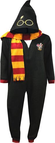 Harry Potter unisex-adult Harry Potter Hooded One Piece Pajamas in Saudi Arabia