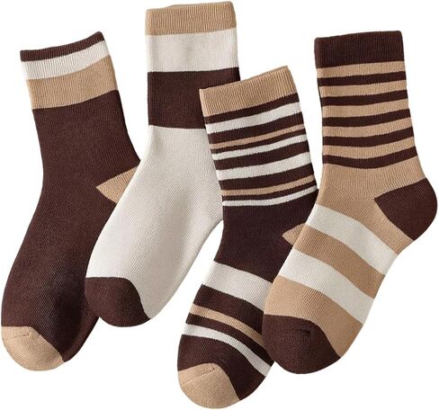 جوارب نسائية قطنية مريحة ومنفوشة ودافئة للشتاء غير رسمية هدية عيد الميلاد in Kuwait