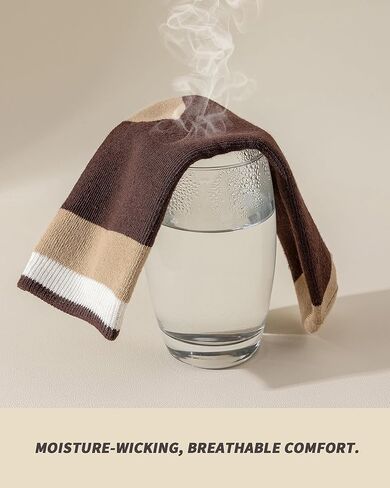 جوارب نسائية قطنية مريحة ومنفوشة ودافئة للشتاء غير رسمية هدية عيد الميلاد in Kuwait