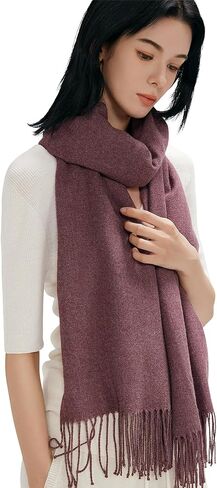maamgic Women's Scarf Pashmina Shawls and Wraps for Evening Dresses Travel Office Winter Wedding Large Scarves Rose in Kuwait