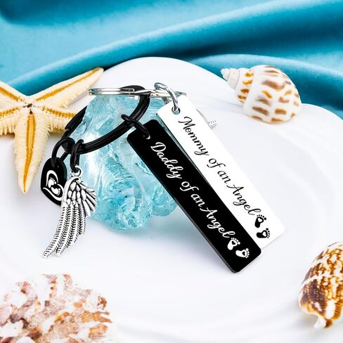 Baby Loss Gifts for Mom Dad Miscarriage Gifts for Mothers Loss of Baby Sympathy Gift Miscarriage Memorial for Parents Babys Keepsake Keychain in Saudi Arabia