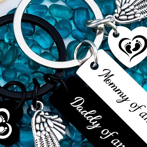 Baby Loss Gifts for Mom Dad Miscarriage Gifts for Mothers Loss of Baby Sympathy Gift Miscarriage Memorial for Parents Babys Keepsake Keychain in Saudi Arabia