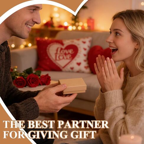 fupmilphranx 96 حزمة صناديق هدايا المجوهرات مع الأغطية، صناديق تغليف المجوهرات الصغيرة كرافت مع إدراج رغوة للقلائد والأقراط والأساور، وصناديق تخزين المجوهرات من الورق المقوى السائبة للشركات الصغيرة in Kuwait