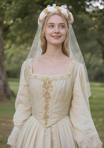 Renaissance Padded Roll Hat with Veil Hair Accessory Medieval Headdress Headpiece in Saudi Arabia