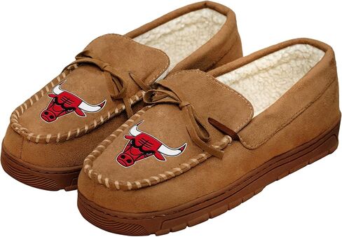 FOCO Miami Heat NBA Mens Moccasin Slippers - M in Saudi Arabia