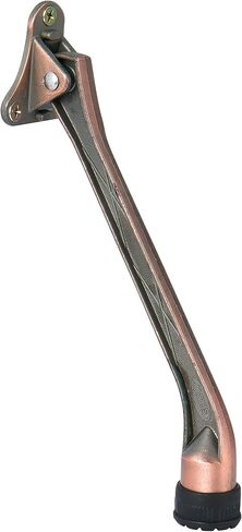 HOME&I Kickdown Door Stopper,7-Inch Door Holder Kick Door Kickstand Rubber Foot (Black, 7 Inch x 1 Pack) in Saudi Arabia