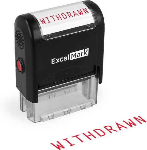 Personal and Confidential - ExcelMark Self-Inking Rubber Stamp - Red Ink in Saudi Arabia