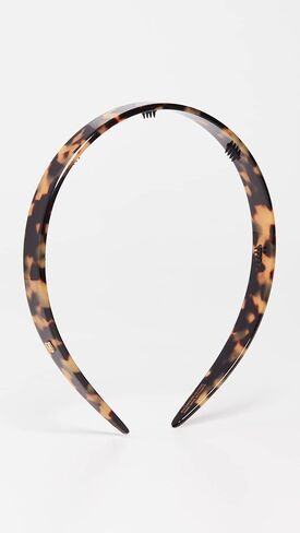 Alexandre de Paris Women's Classic Headband, Tokyo Tortoise, Brown, One Size in Saudi Arabia