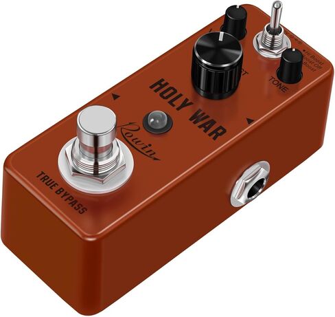 Rowin Vintage Vacuum Bluesy Guitar Effect Pedal - True Bypass, Aluminum Alloy Chassis, Portable in Saudi Arabia