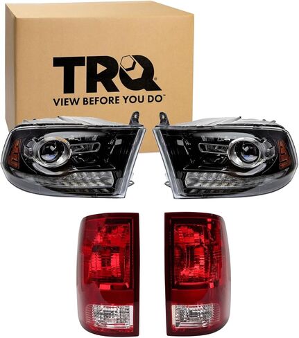 مجموعة الإضاءة الجانبية للسائق والراكب من TRQ متوافقة مع شيفروليه GM2502101 GM2503101 GM2518135 GM2519135 GM2520108 GM2521108 GM2550105 GM2551105 GM2556102 GM2557102 GM2800104 GM2801104 GM2806101 in Saudi Arabia