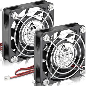 GDSTIME 30mm 3010 Fan 24V, 30x30x10mm Dual Ball Bearing High Speed Brushless DC Cooling Fan 2pin with 1000 mm / 3.3 FT Cable Wires for CR6 SE Ender 3 Max 3D Printer Extruder Hotend V6 V5, 2-Pack in Kuwait