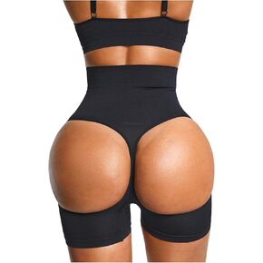 SweatyRocks Women's High Waist Cut Out Shapewear Tummy Control Boyshorts Butt Lifter Body Shape Panties Underwear Shorts in Kuwait