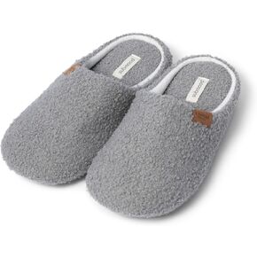 Mens Slippers, House Slippers for Men, Cozy House Shoes for Men - Lightweight Indoor Winter Shoes, Warm Fuzzy Bedroom Slipper, Non-Slip Sole, Thick Memory Foam in Saudi Arabia