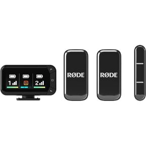 RØDE Wireless Micro - Compact Wireless Microphone, Two Mics with Charge Case for Smartphone Content Creation - USB-C, White in Kuwait