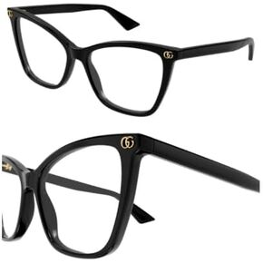 Gucci GG1817O Cat-Eye Shape Interlocking GG Logo Eyeglasses with eSHADES Luxury Eyewear Kit Bundle in Saudi Arabia