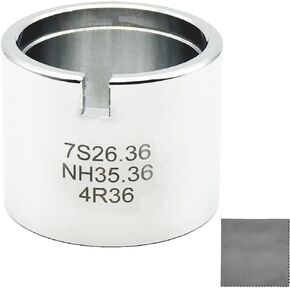 2 Sizes Extensible and Reversible Metal Watch Movement Holder Clamp, Wristwatch Case Vice Clamp, 3 in 1 Watch Repair Tool Kit with 18cm Watch Cleaning Cloth for Watchmakers in Kuwait